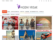 Tablet Screenshot of modnivrisak.com